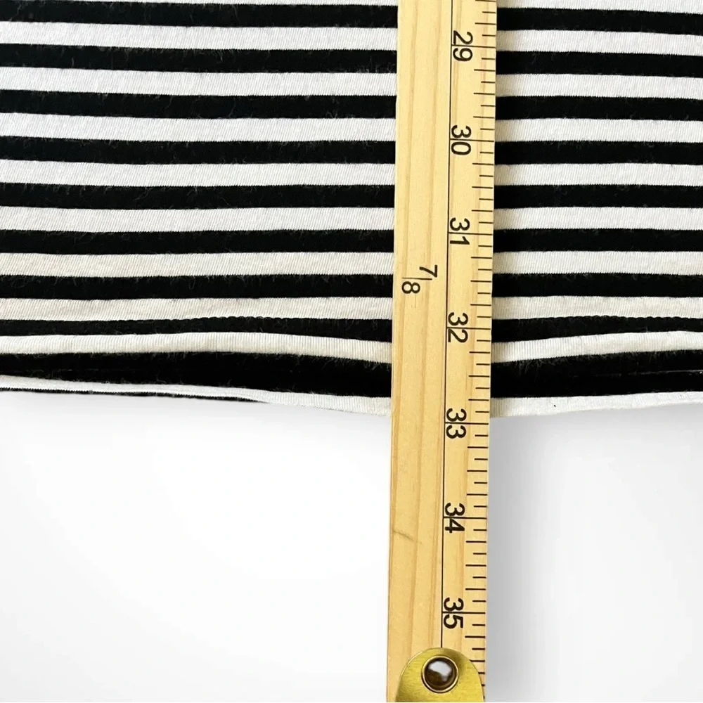 MICHAEL Michael Kors Women's Black and White Striped‎ Shift Dress Medium | EUC
